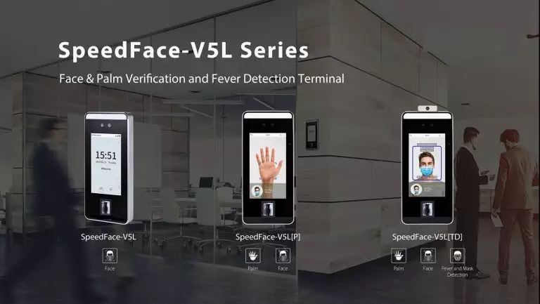 Máy chấm công nhận diện khuôn mặt SpeedFace V5L